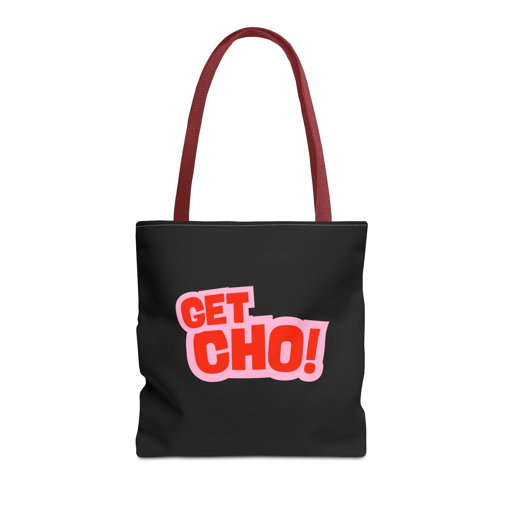 GetCho! Graphic Tote Bag — Bold Retro Slogan Canvas Tote