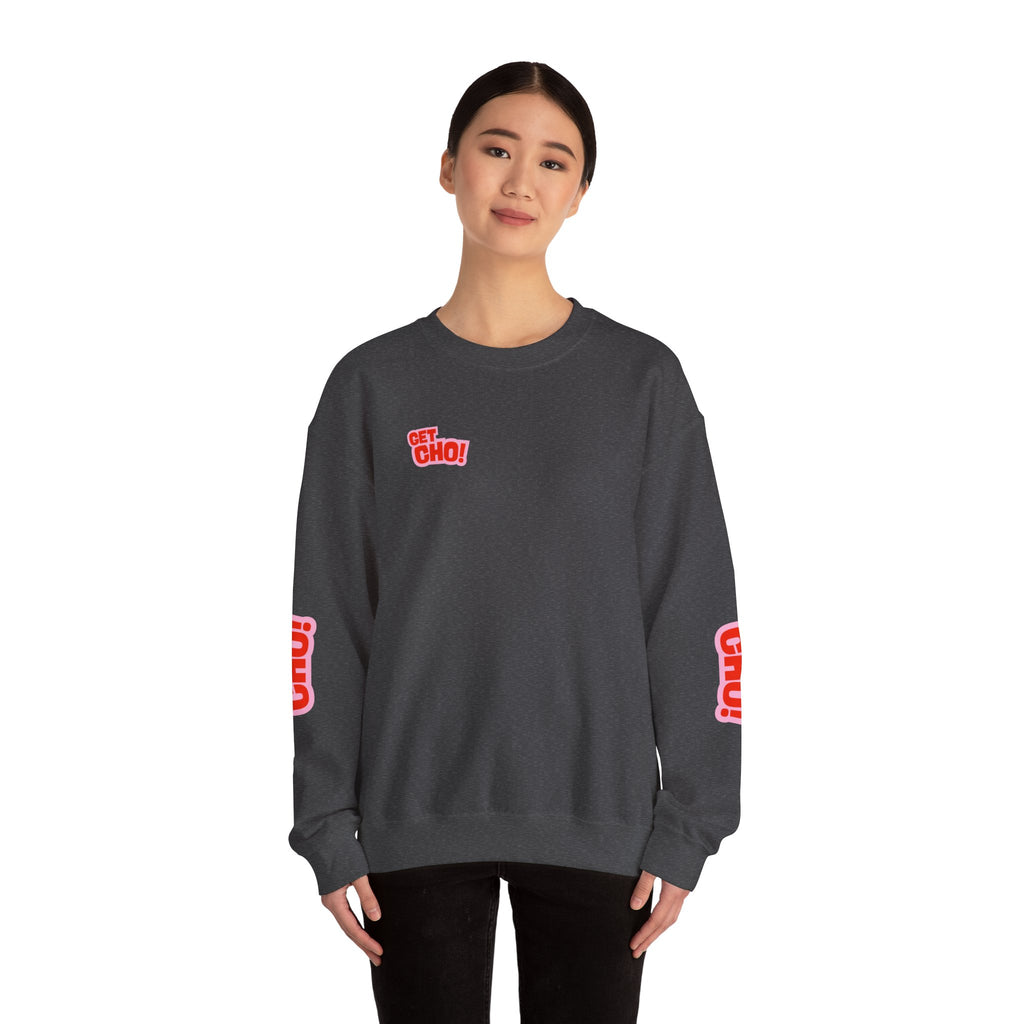 Crewneck Sweatshirt — 'GetCho’ Cute Dog Graphic Streetwear