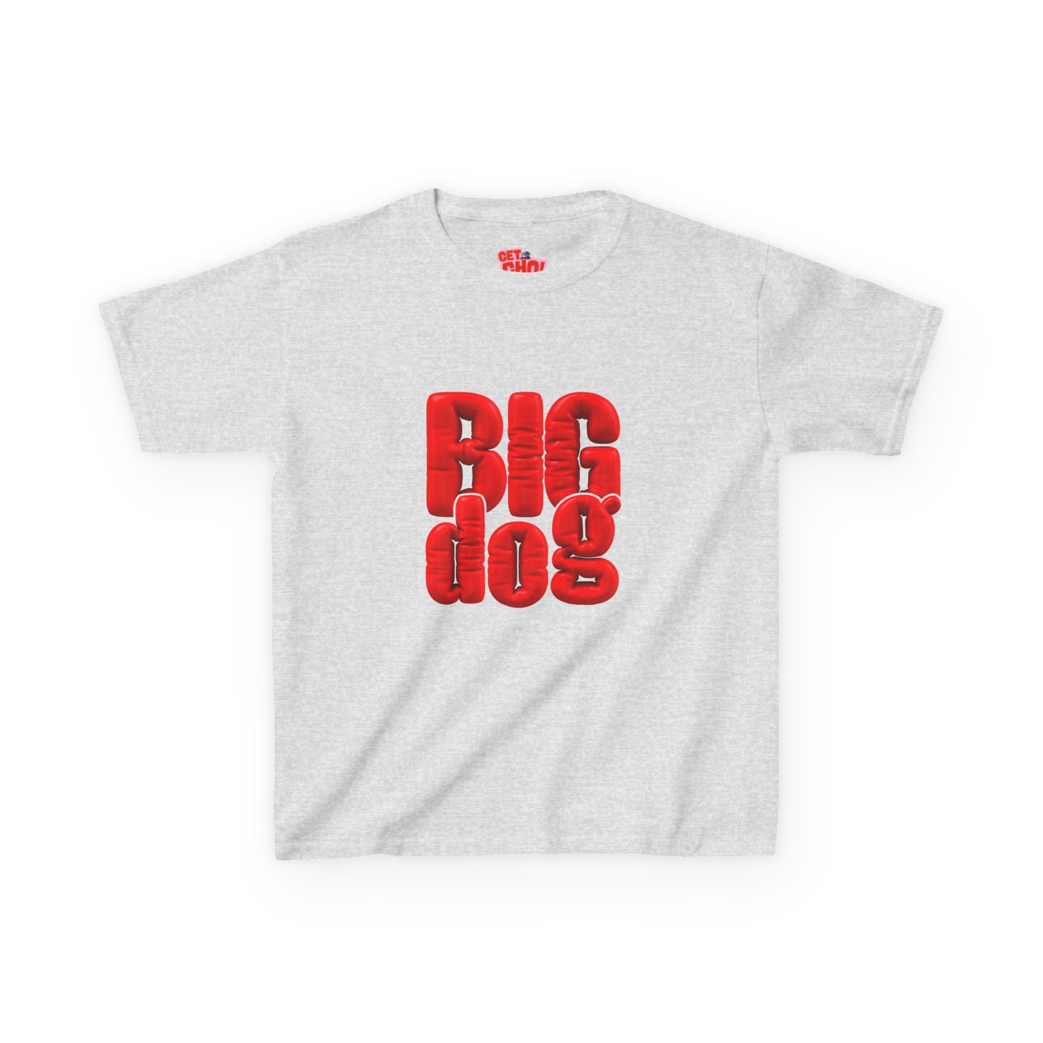 Kids 'Big Dog' Graphic Tee - Bold Red Lettering Kids T-Shirt