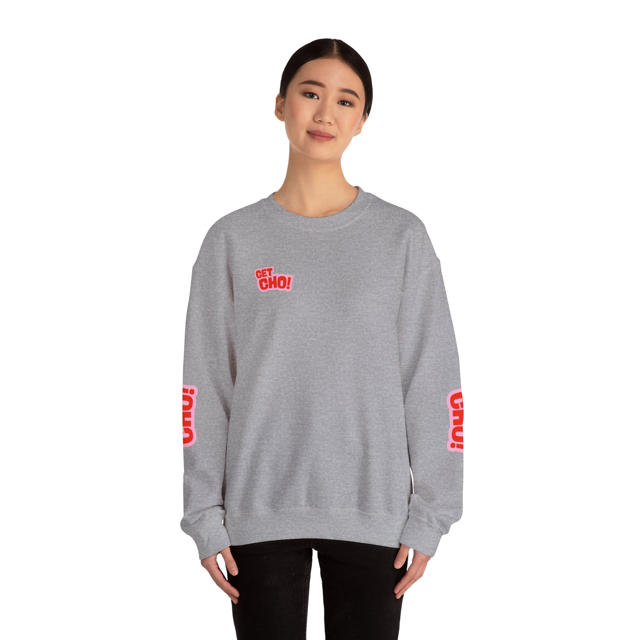 Crewneck Sweatshirt — 'GetCho’ Cute Dog Graphic Streetwear