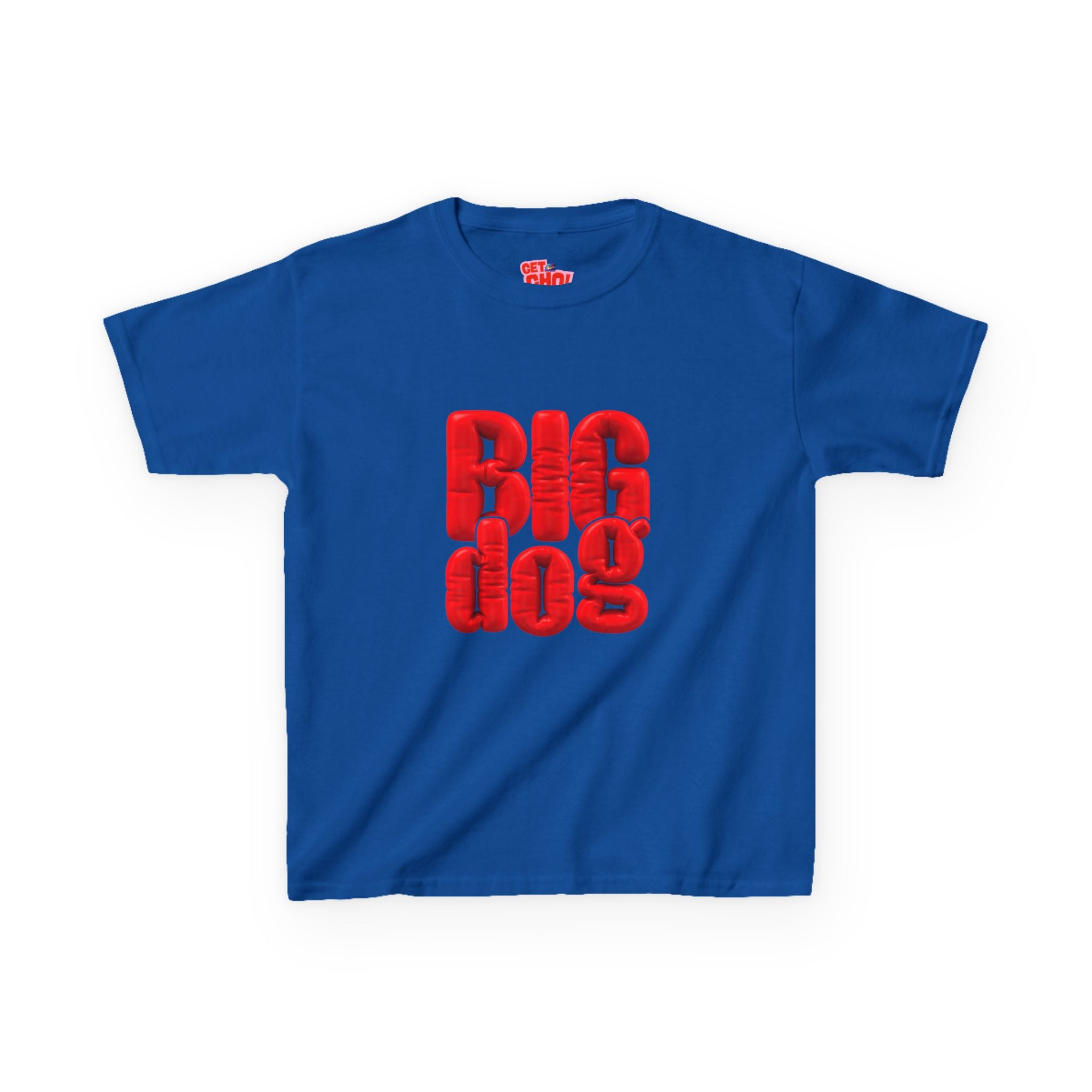 Kids 'Big Dog' Graphic Tee - Bold Red Lettering Kids T-Shirt