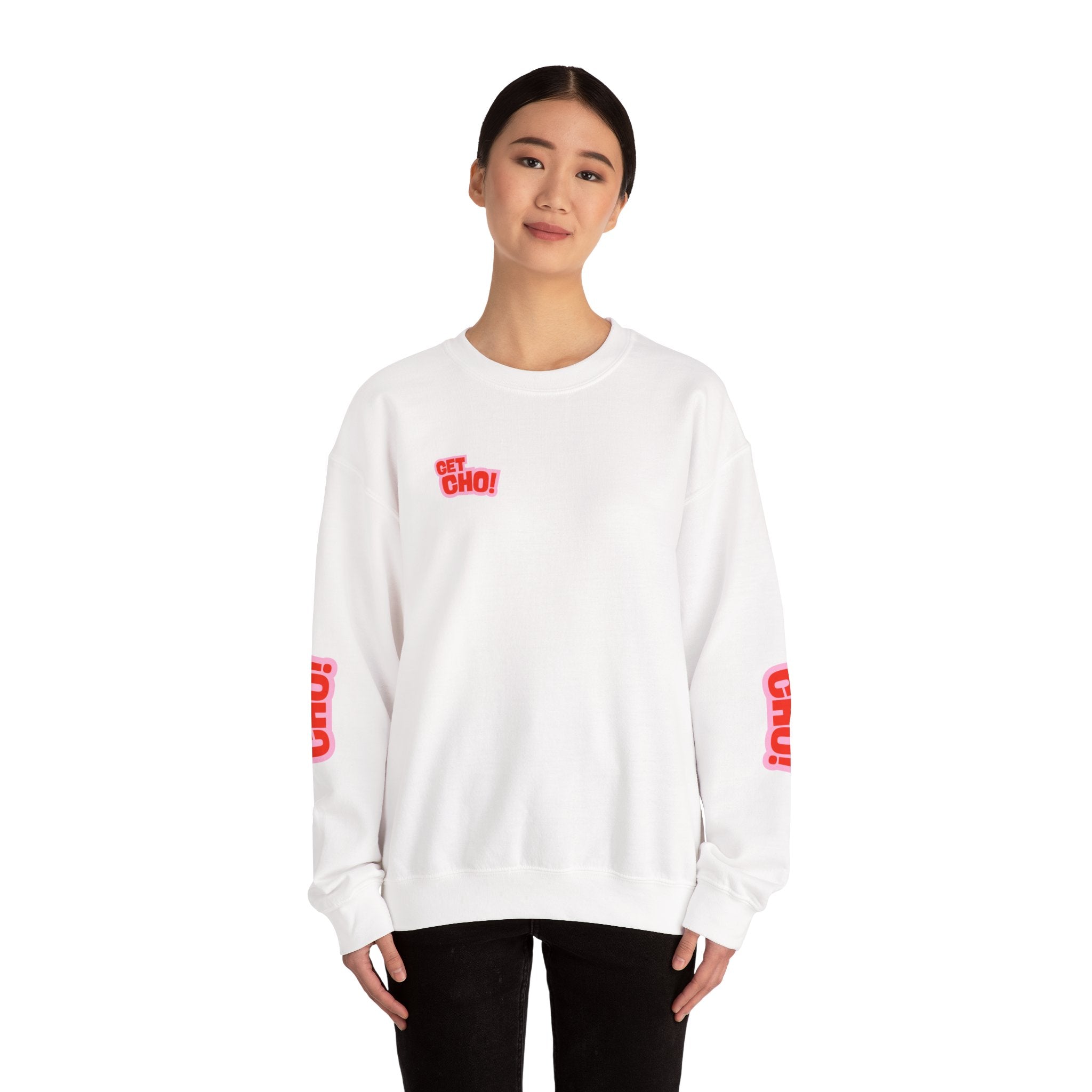 Crewneck Sweatshirt — 'GetCho’ Cute Dog Graphic Streetwear
