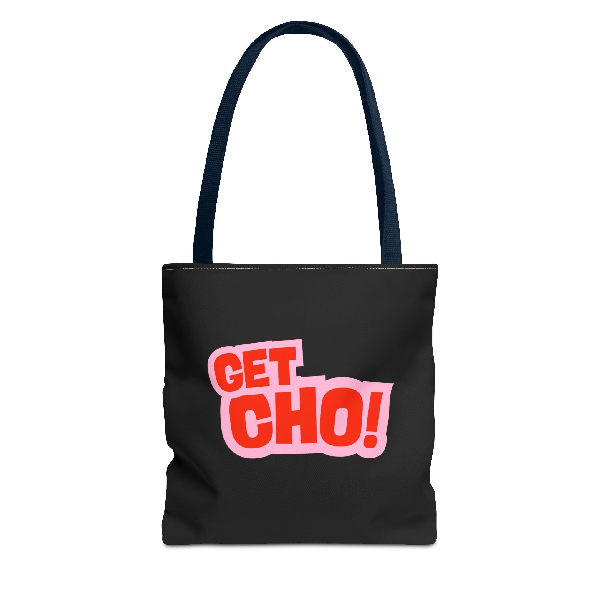 GetCho! Graphic Tote Bag — Bold Retro Slogan Canvas Tote